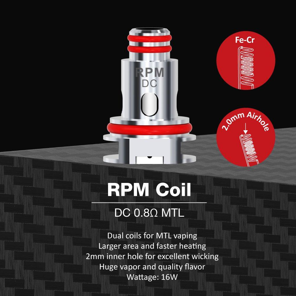smok rpm coils wattage Smok RPM 40 kit with adjustable wattage and mesh coils