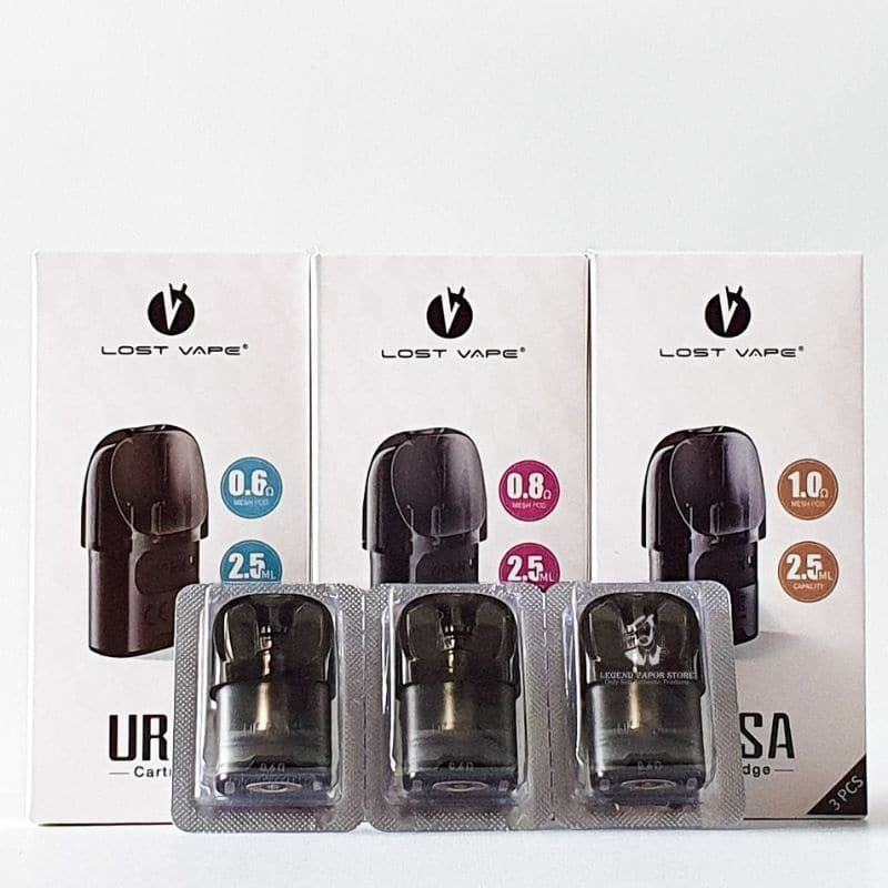 LOST VAPE URSA Nano 0.6 Pack of 3 Cartridges Pod 2.5ml 9-13W INDIA vape india smoke LOST VAPE URSA Nano 0.6 Pack of 3 Cartridges Pod 2.5ml 9-13W INDIA vape india smoke