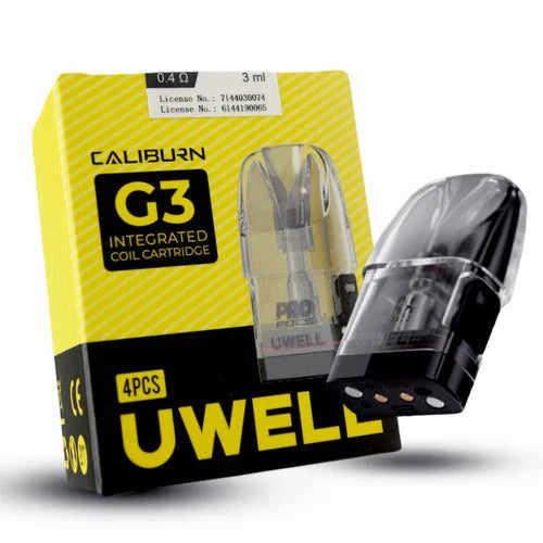 UWELL CALIBURN G3 0.4 REPLACEMENT PODS (4PCS/PACK) vape india smoke UWELL CALIBURN G3 0.4 REPLACEMENT PODS (4PCS/PACK) vape india smoke