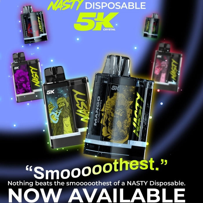 NASTY DISPOSSABLE CRYSTAL 5000 PUFFS