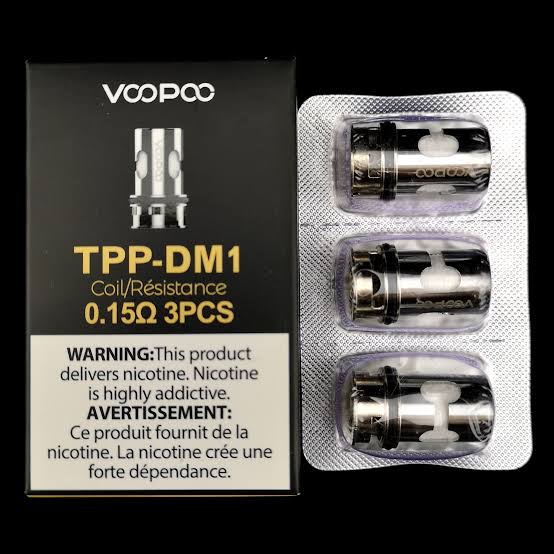 VooPoo TPP-DM1 0.15ohm Replacement Coils  3 Pack india  vape india smoke