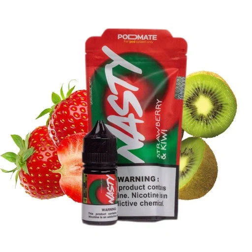 Nasty PodMate Nic Salt - Strawberry & Kiwi vape india smoke Nasty PodMate Nic Salt - Strawberry & Kiwi vape india smoke