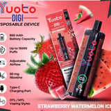 YUOTO DIGI 15000 PUFFS 50MG |DISPOSABLE VAPE |  INDIA