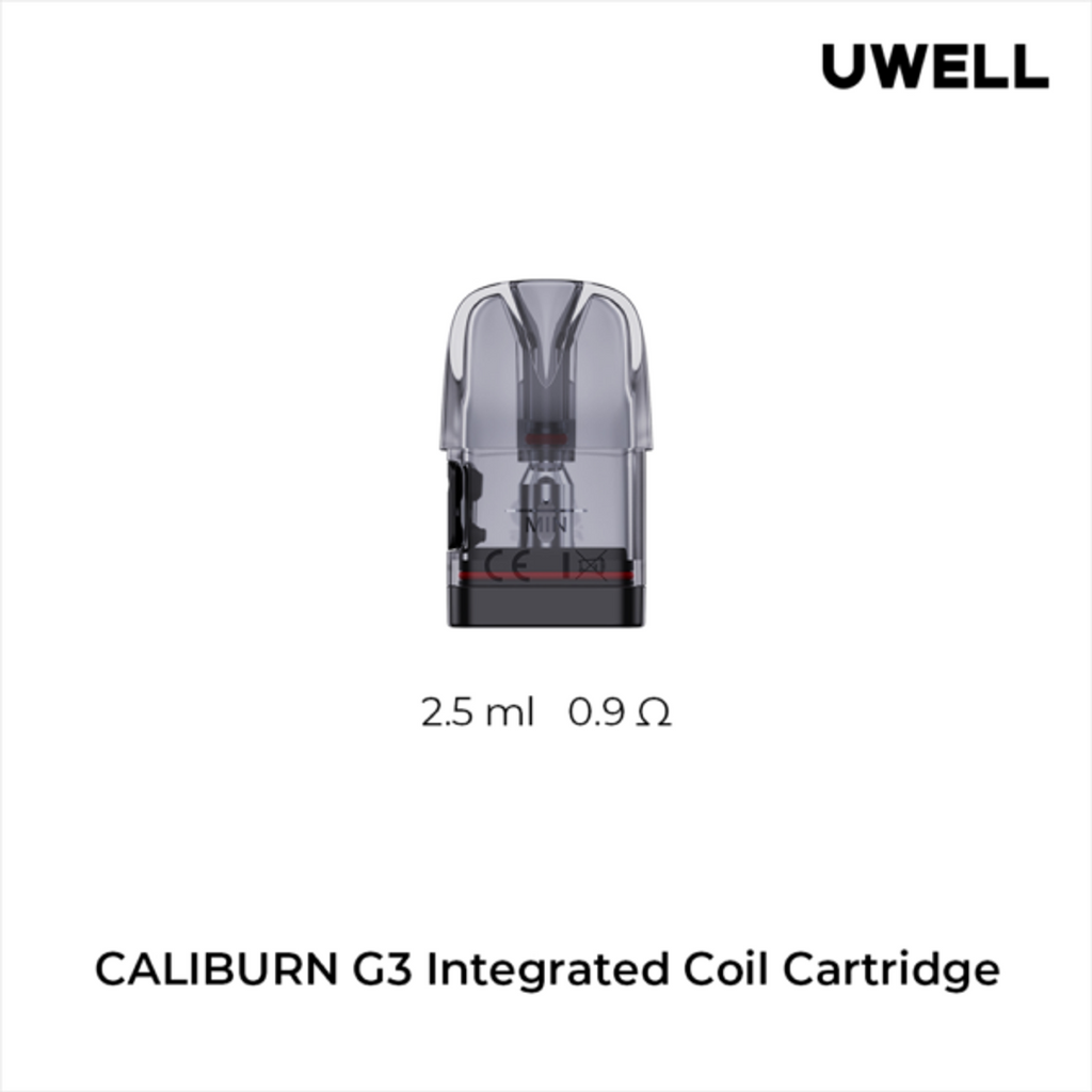 Uwell | Caliburn G3 | Replacement Pod (2.5ml / 4 pieces) | 0.9 Ohm vape india smoke Uwell | Caliburn G3 | Replacement Pod (2.5ml / 4 pieces) | 0.9 Ohm vape india smoke