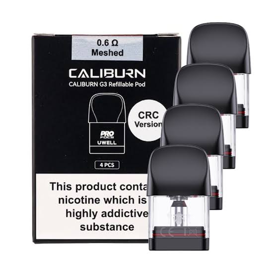 Uwell caliburn G3 0.6 ohm Original replacement pods| vape India smokes vape india smoke Uwell caliburn G3 0.6 ohm Original replacement pods| vape India smokes vape india smoke