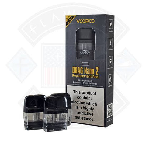 VOOPOO DRAG NANO 2 REPLACEMENT POD Original india vape india smoke VOOPOO DRAG NANO 2 REPLACEMENT POD Original india vape india smoke