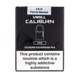 Caliburn A3S Refillable Pods  by Uwell (4PCS PACK) INDIA