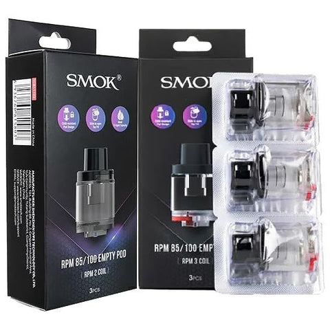 Smok RPM 85 / 100 Pod 6ml - Empty Pods (3 Pack) INDIA