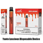 YUOTO LUSCIOUS -  3000 PUFFS 50MG INDIA